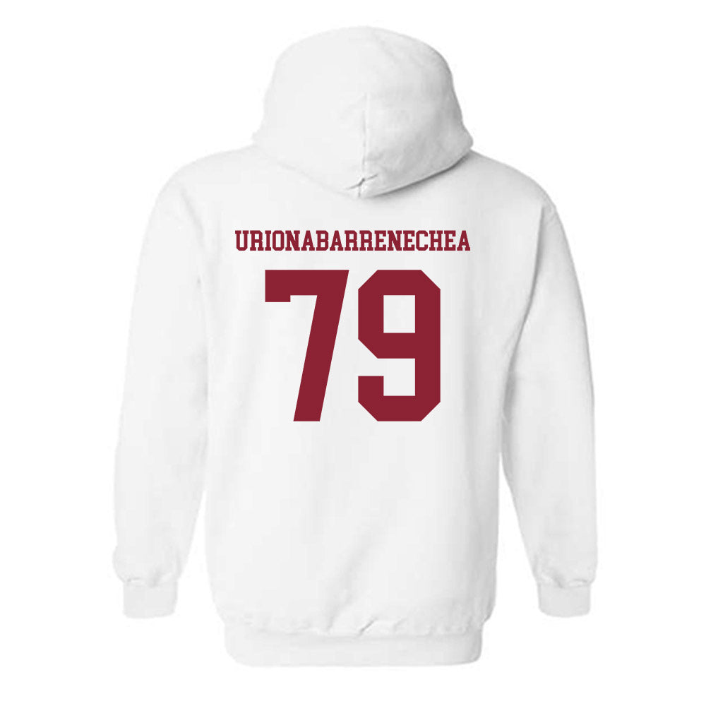 UMass - NCAA Football : Aitor Urionabarrenechea - Hooded Sweatshirt-1