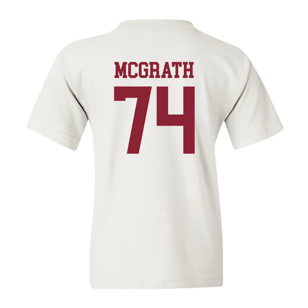 UMass - NCAA Football : Jake McGrath - Youth T-Shirt-1