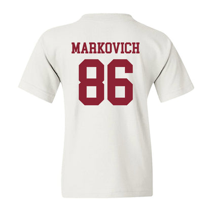 UMass - NCAA Football : Jax Markovich - Youth T-Shirt-1