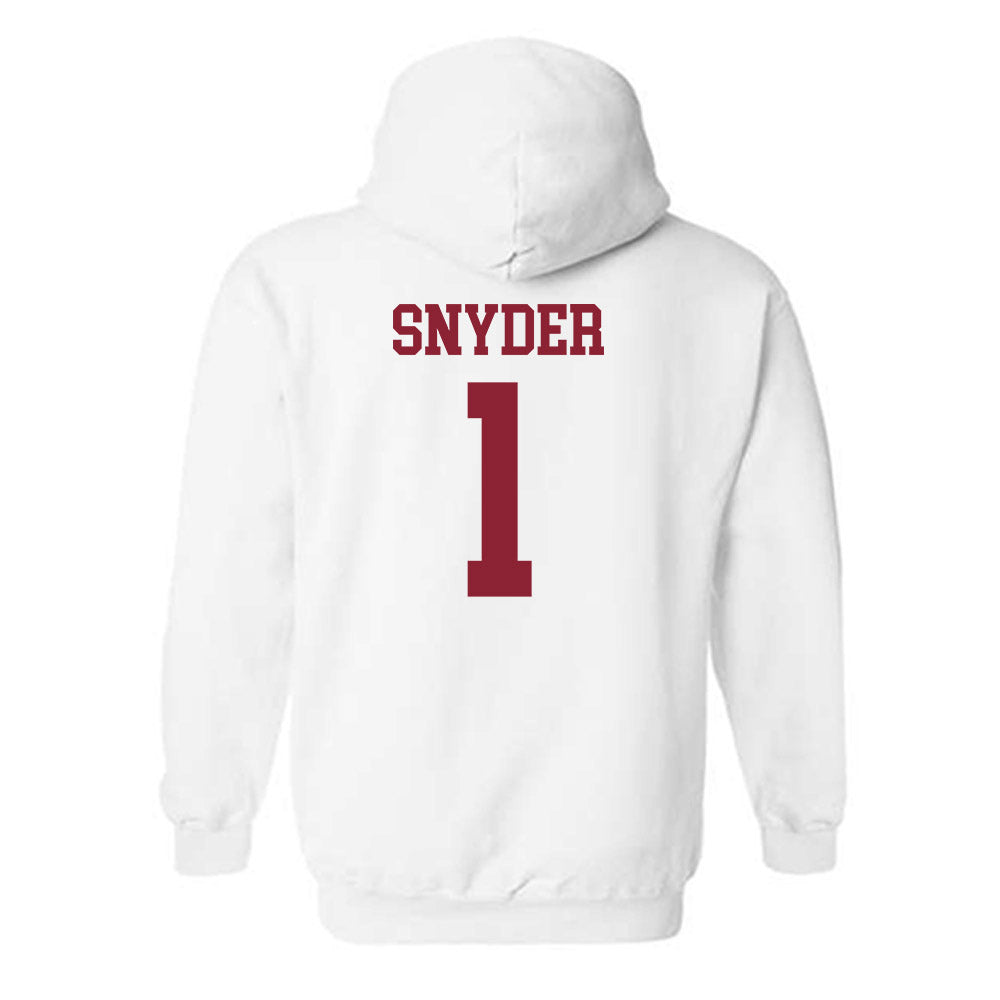UMass - NCAA Football : DD Snyder - Hooded Sweatshirt-1