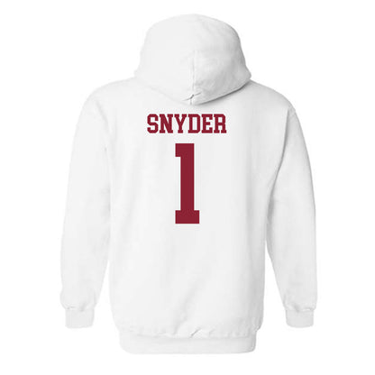 UMass - NCAA Football : DD Snyder - Hooded Sweatshirt-1