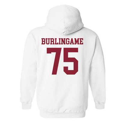 UMass - NCAA Football : Tanner Burlingame - Hooded Sweatshirt-1
