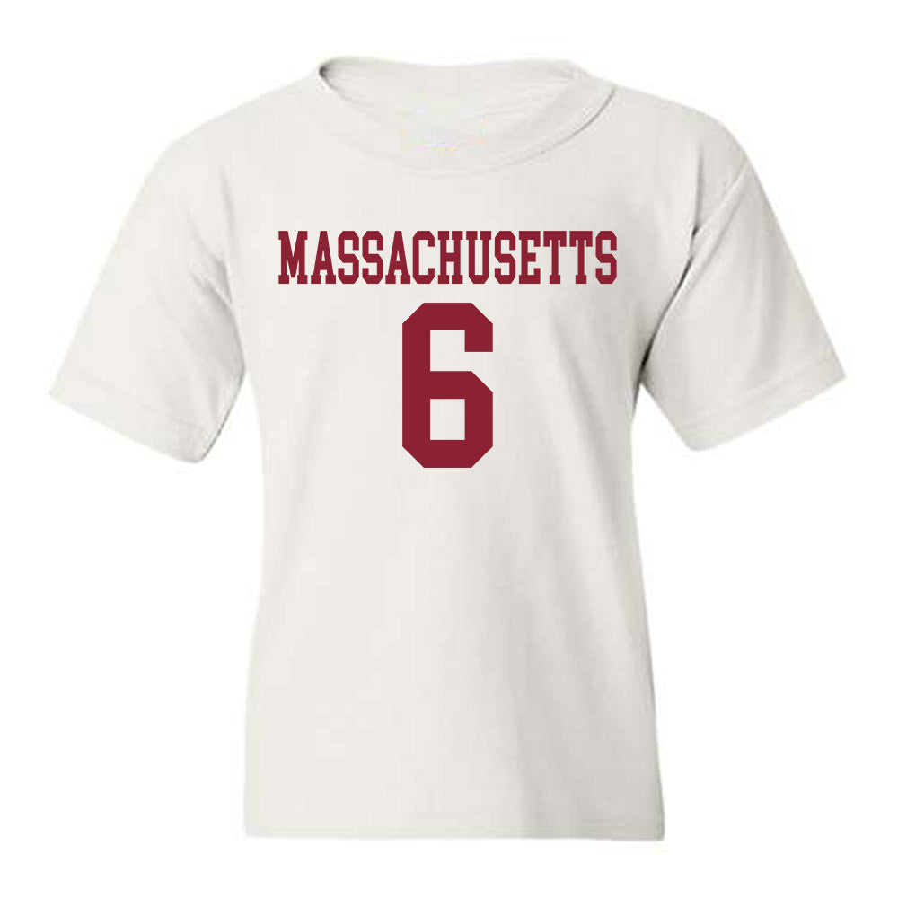 UMass - NCAA Football : Justin Williams-Thomas - Youth T-Shirt-0