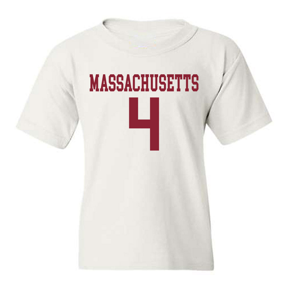 UMass - NCAA Football : Da'Marion Alberic - Youth T-Shirt-0