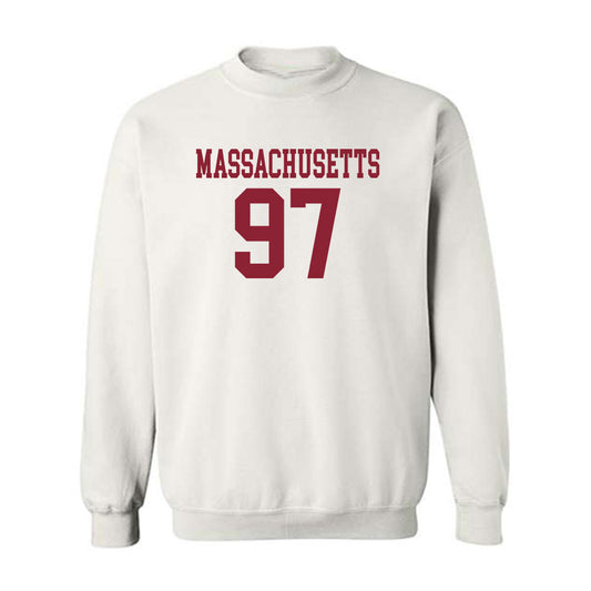 UMass - NCAA Football : Jermaine Wiggins Jr - Crewneck Sweatshirt-0