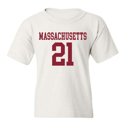 UMass - NCAA Football : Malakai Owens - Youth T-Shirt-0