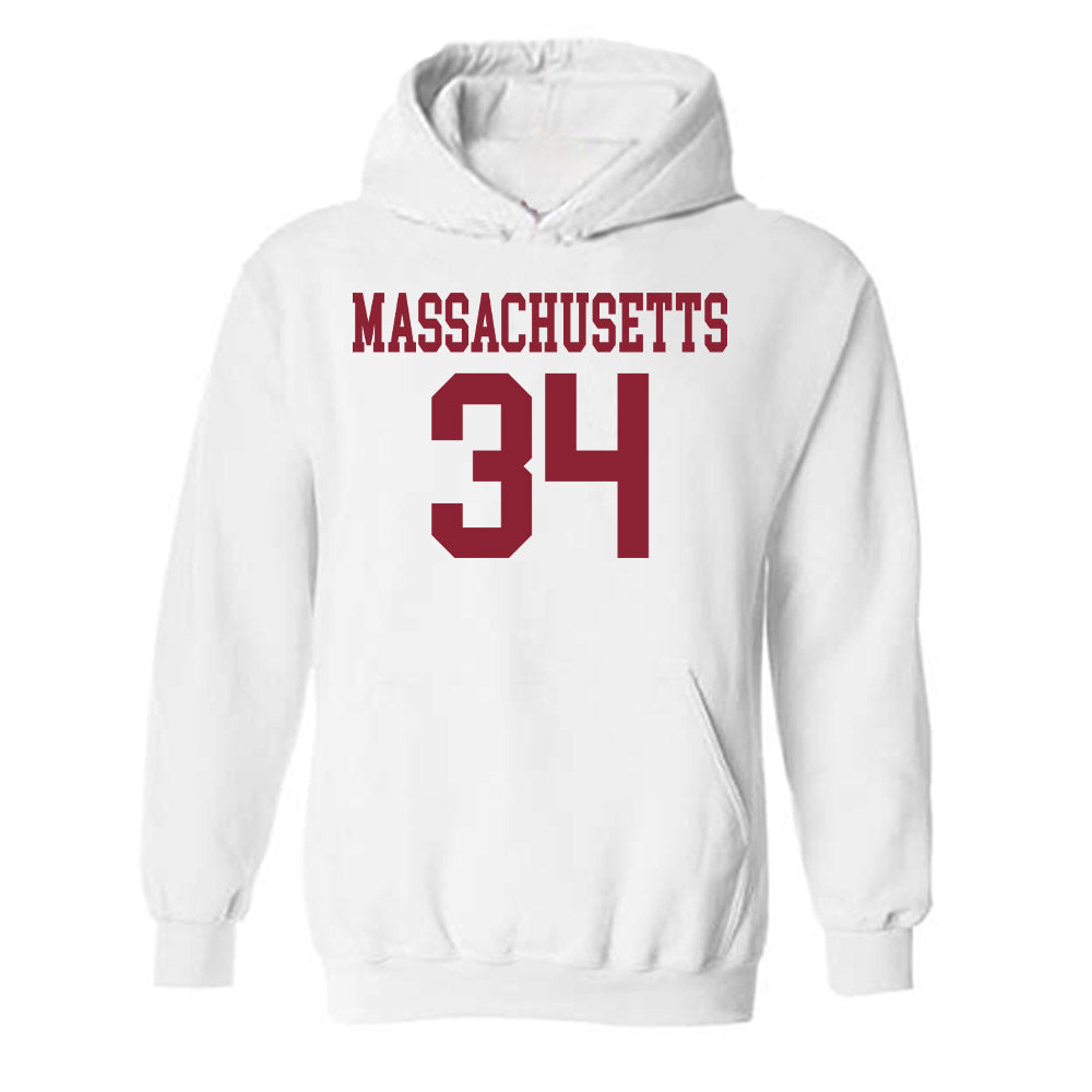 UMass - NCAA Football : Payton Andrade - Hooded Sweatshirt-0