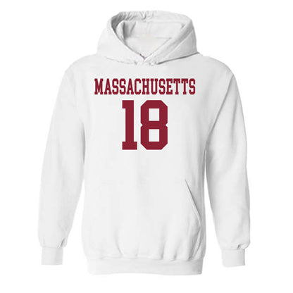 UMass - NCAA Football : Dinos Drossos - Hooded Sweatshirt-0