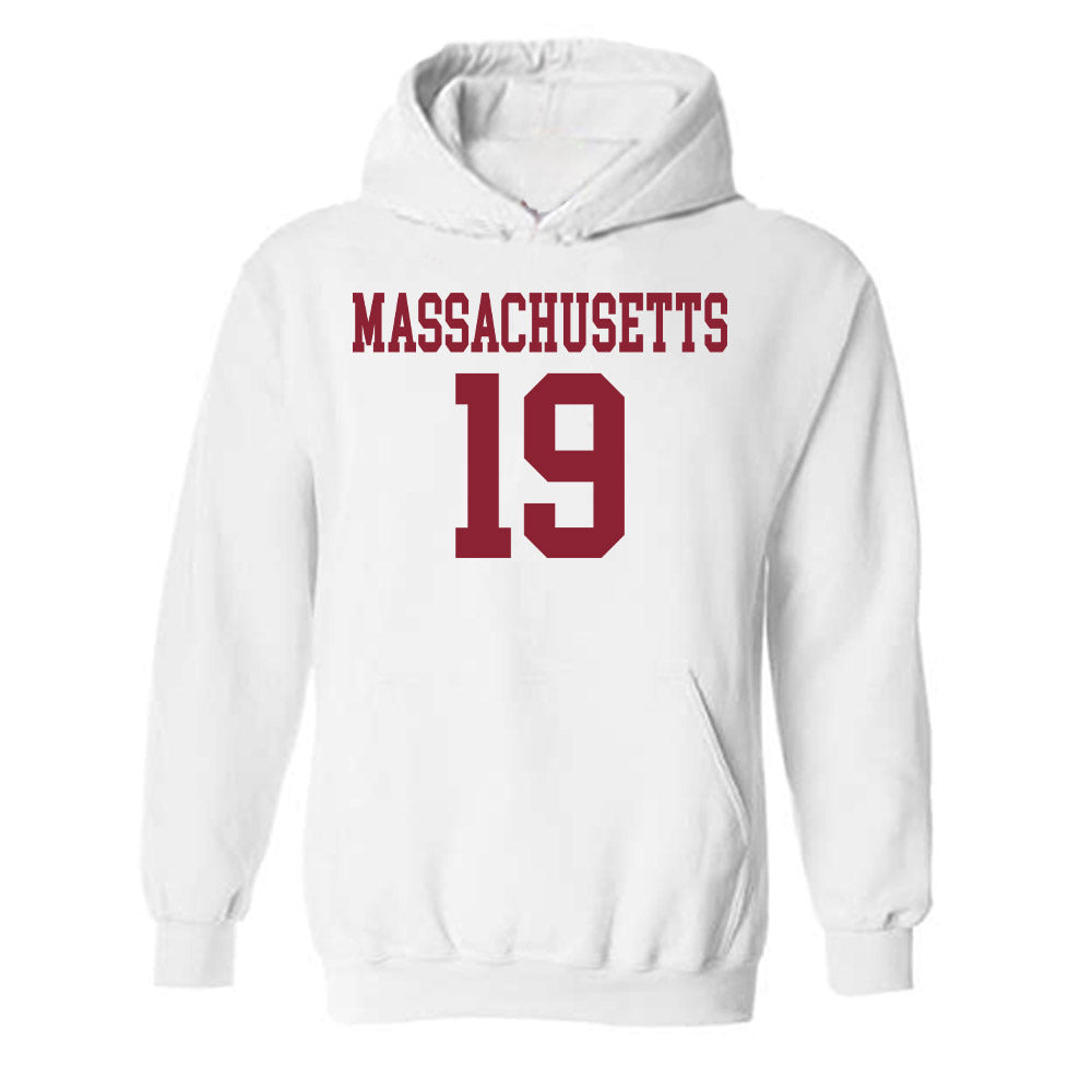UMass - NCAA Football : Jabari Lewis - Hooded Sweatshirt-0