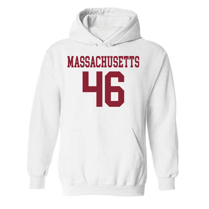 UMass - NCAA Football : Michael Streeter - Hooded Sweatshirt-0
