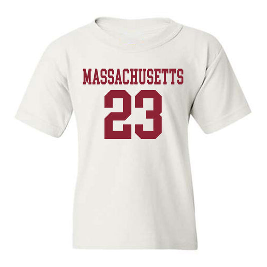 UMass - NCAA Football : JC Clark - Youth T-Shirt-0