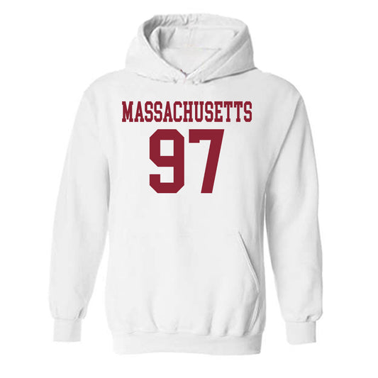 UMass - NCAA Football : Jermaine Wiggins Jr - Hooded Sweatshirt-0
