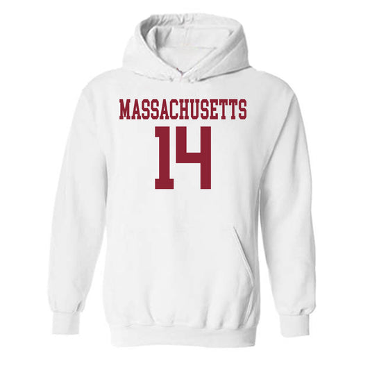 UMass - NCAA Football : Ryan Barnes - Hooded Sweatshirt-0