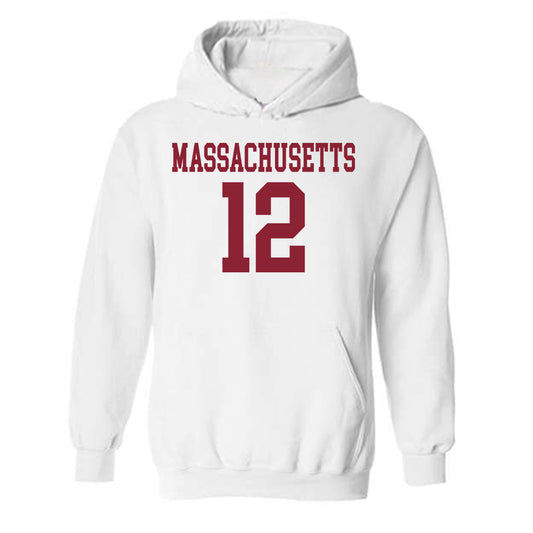 UMass - NCAA Football : David Moore Jr - Hooded Sweatshirt-0