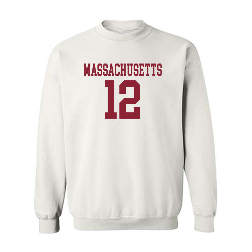 UMass - NCAA Football : David Moore Jr - Crewneck Sweatshirt-0