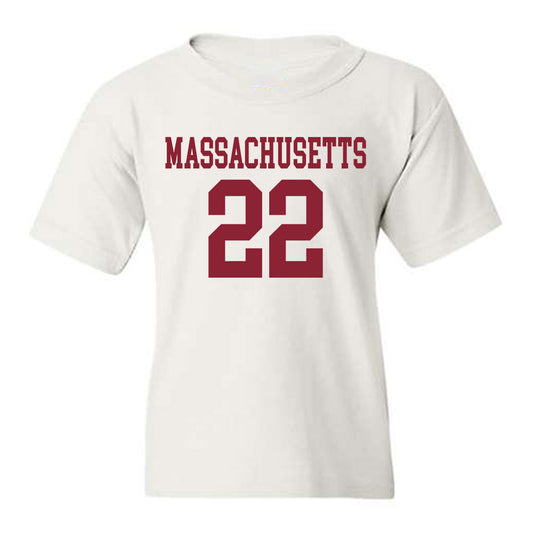 UMass - NCAA Football : Damarion Alberic - Youth T-Shirt-0