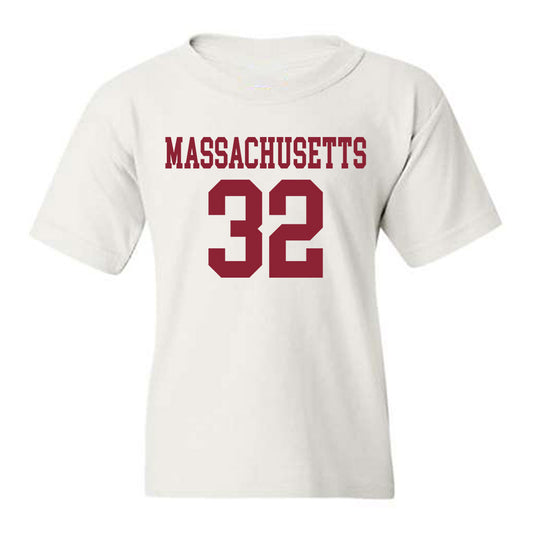 UMass - NCAA Football : Jackson Paradis - Youth T-Shirt-0