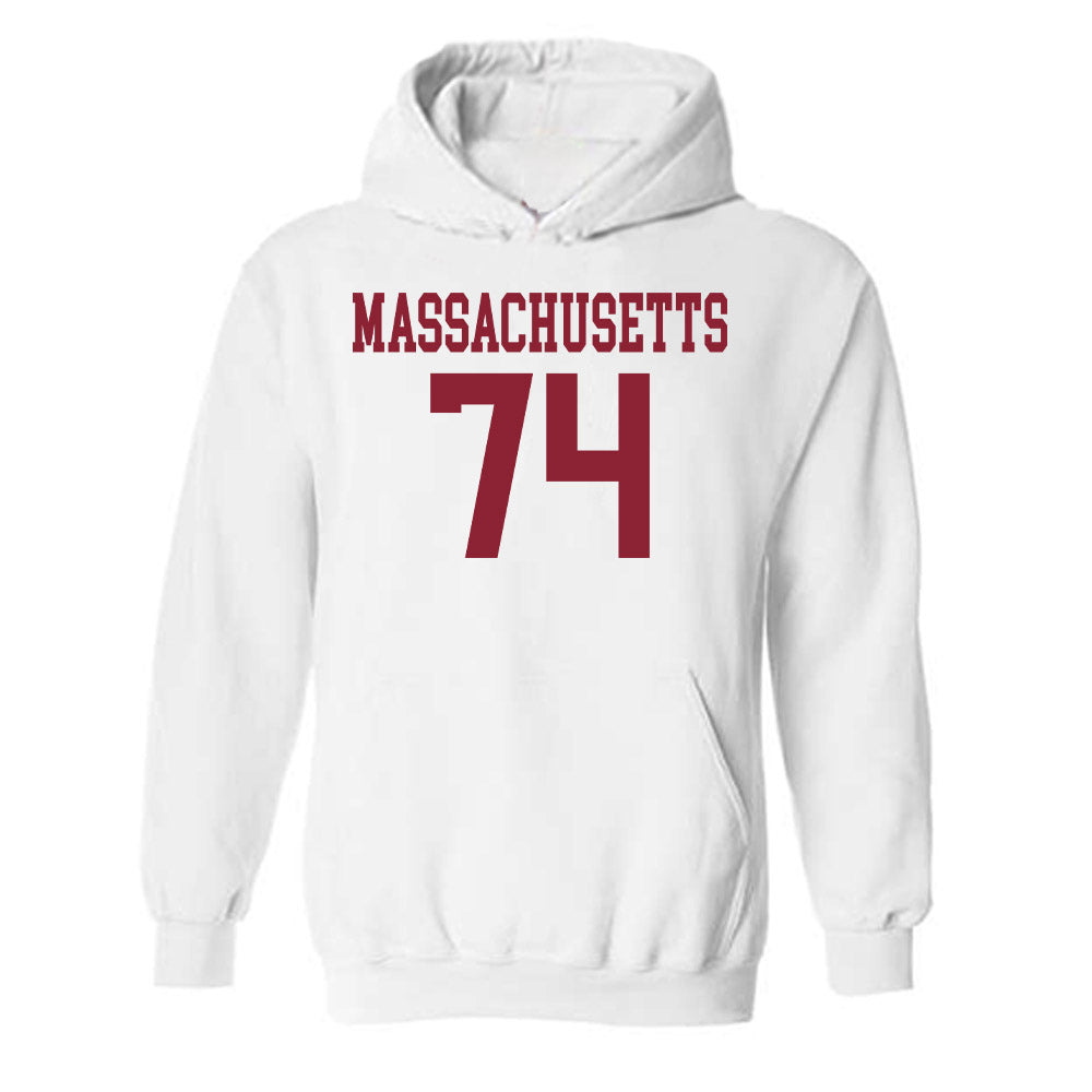 UMass - NCAA Football : Jake McGrath - Hooded Sweatshirt-0