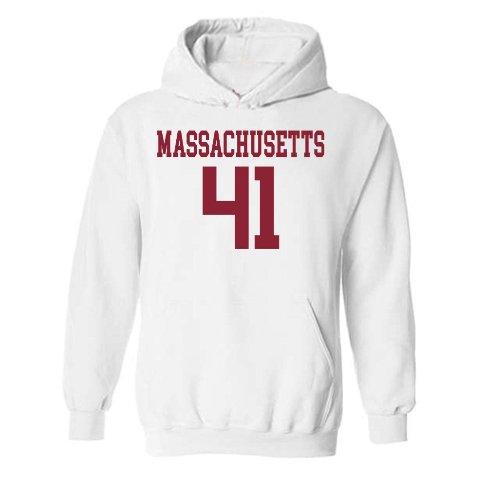 UMass - NCAA Football : Grant Mills - Hooded Sweatshirt-0