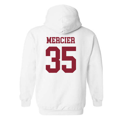 UMass - NCAA Baseball : Brayden Mercier - Sports Shersey Hooded Sweatshirt-1