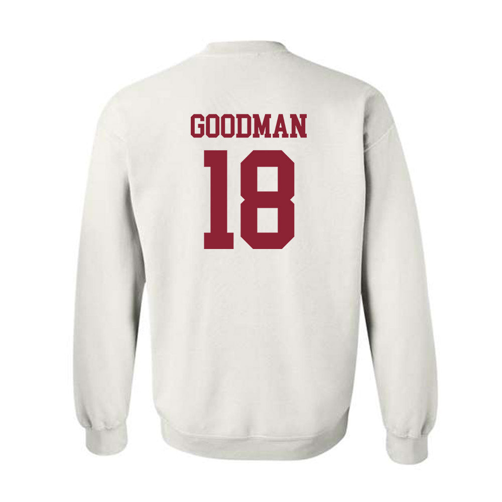 UMass - NCAA Baseball : Michael Goodman - Sports Shersey Crewneck Sweatshirt-1