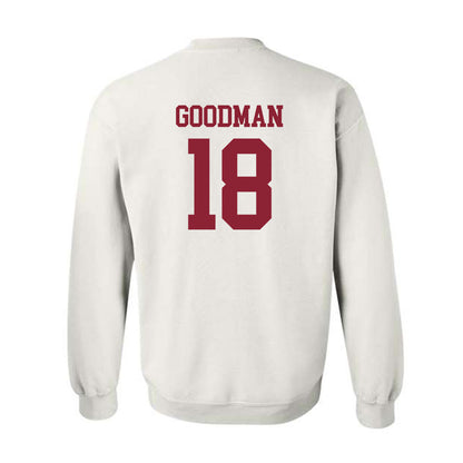 UMass - NCAA Baseball : Michael Goodman - Sports Shersey Crewneck Sweatshirt-1