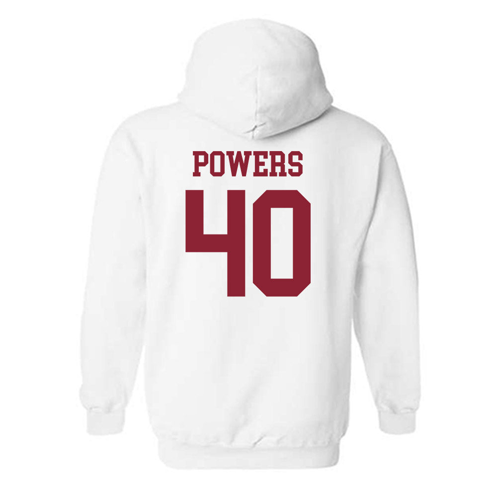 UMass - NCAA Baseball : Callen Powers - Sports Shersey Hooded Sweatshirt-1