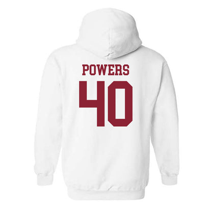 UMass - NCAA Baseball : Callen Powers - Sports Shersey Hooded Sweatshirt-1