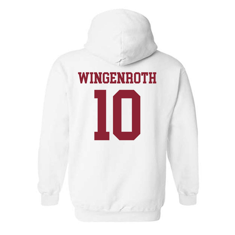 UMass - NCAA Baseball : Brandon Wingenroth - Sports Shersey Hooded Sweatshirt-1