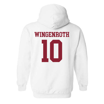 UMass - NCAA Baseball : Brandon Wingenroth - Sports Shersey Hooded Sweatshirt-1
