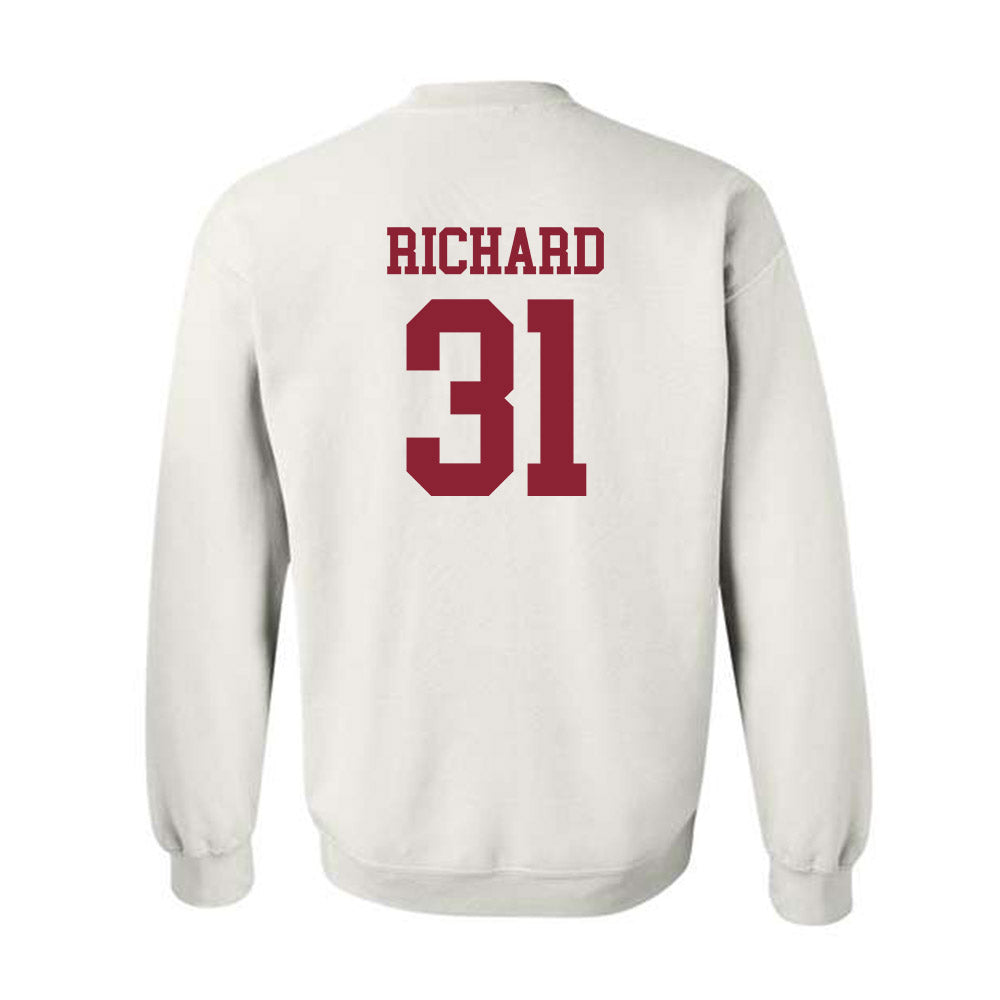 UMass - NCAA Baseball : Jackson Richard - Sports Shersey Crewneck Sweatshirt-1