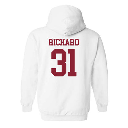 UMass - NCAA Baseball : Jackson Richard - Sports Shersey Hooded Sweatshirt-1