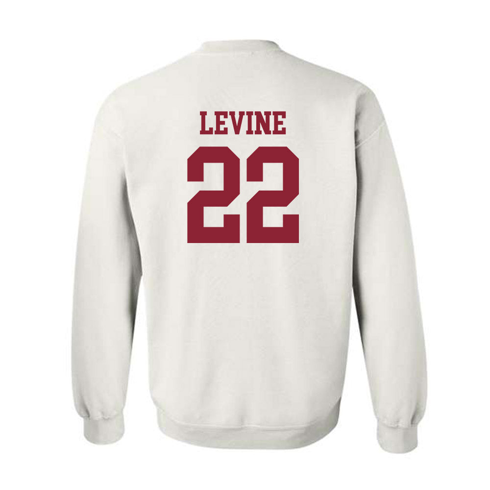 UMass - NCAA Baseball : Jack Levine - Sports Shersey Crewneck Sweatshirt-1
