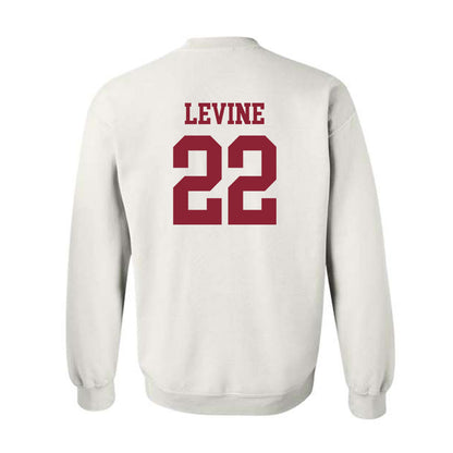 UMass - NCAA Baseball : Jack Levine - Sports Shersey Crewneck Sweatshirt-1