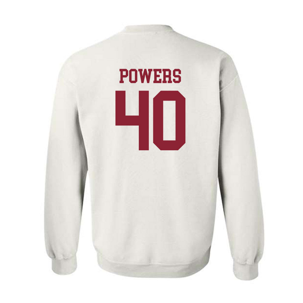 UMass - NCAA Baseball : Callen Powers - Sports Shersey Crewneck Sweatshirt-1