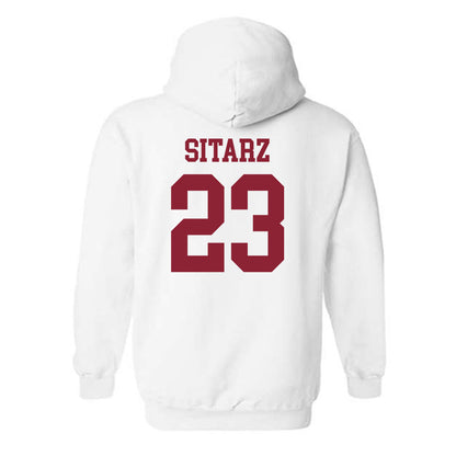 UMass - NCAA Baseball : Gavin Sitarz - Sports Shersey Hooded Sweatshirt-1