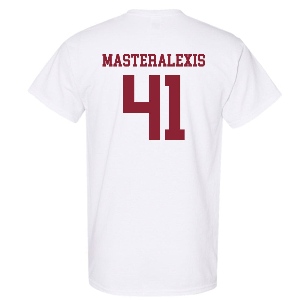 UMass - NCAA Baseball : Justin Masteralexis - Sports Shersey T-Shirt-1