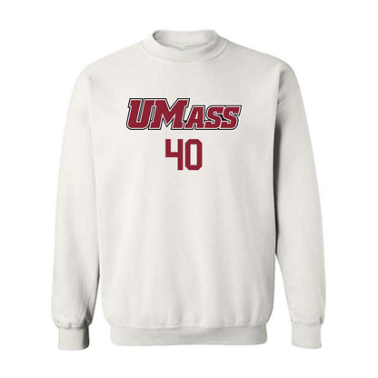 UMass - NCAA Baseball : Callen Powers - Sports Shersey Crewneck Sweatshirt-0