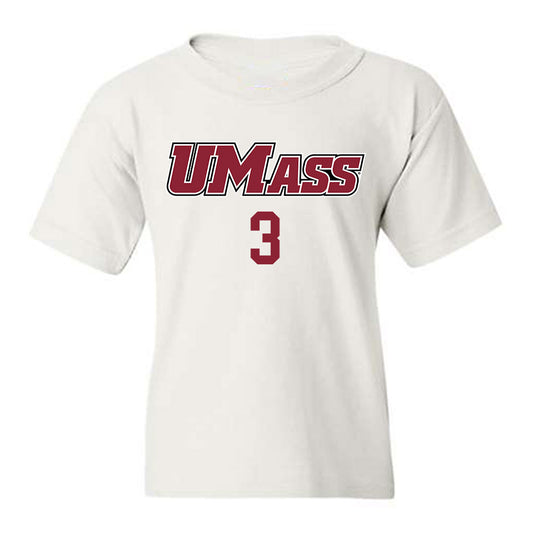 UMass - NCAA Baseball : Ty Fox - Sports Shersey Youth T-Shirt-0