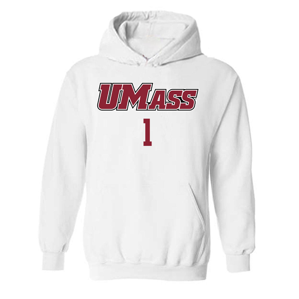 UMass - NCAA Baseball : Dean Gobeil - Sports Shersey Hooded Sweatshirt-0