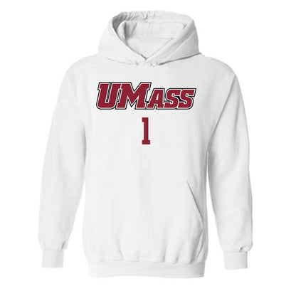 UMass - NCAA Baseball : Dean Gobeil - Sports Shersey Hooded Sweatshirt-0