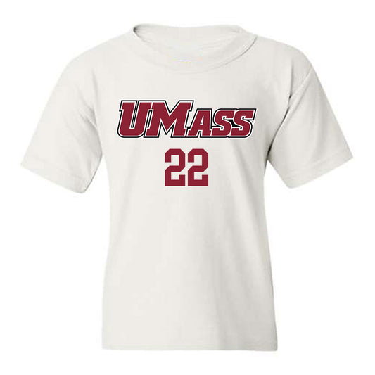 UMass - NCAA Baseball : Jack Levine - Sports Shersey Youth T-Shirt-0