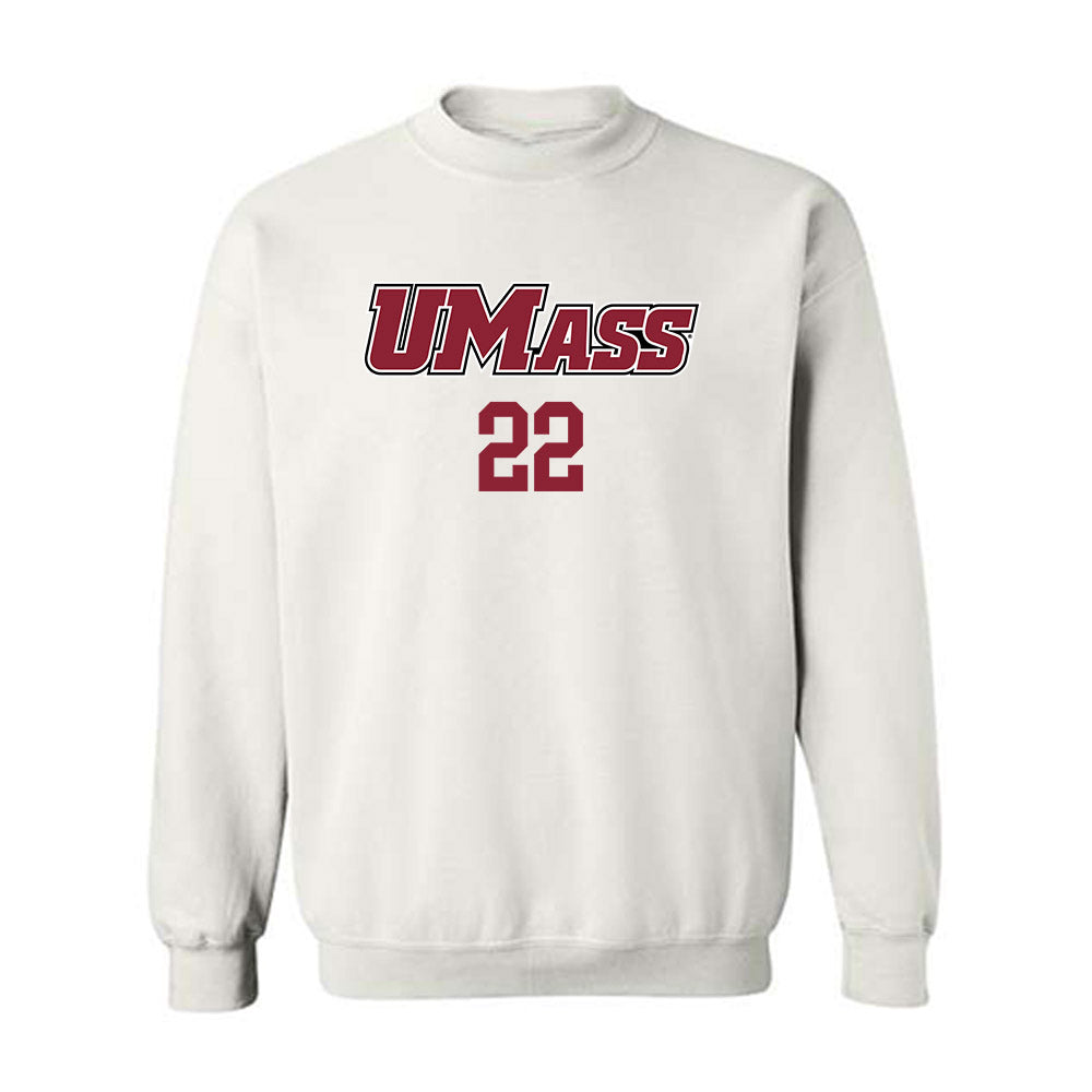 UMass - NCAA Baseball : Jack Levine - Sports Shersey Crewneck Sweatshirt-0
