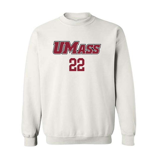 UMass - NCAA Baseball : Jack Levine - Sports Shersey Crewneck Sweatshirt-0
