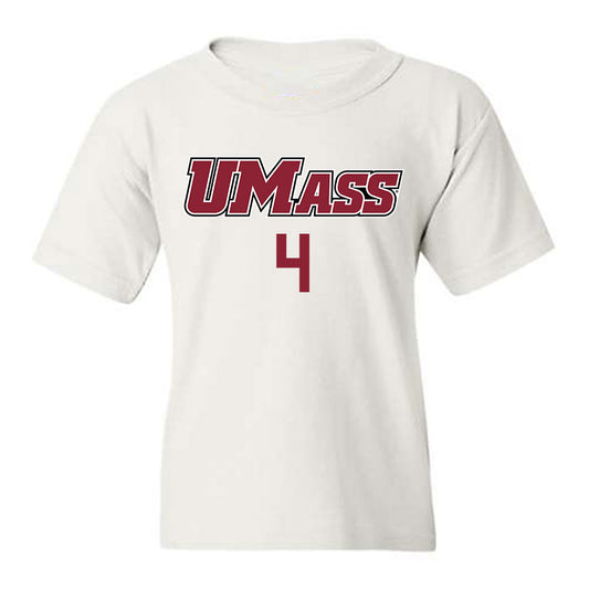 UMass - NCAA Baseball : Kevin Schnupp - Sports Shersey Youth T-Shirt-0