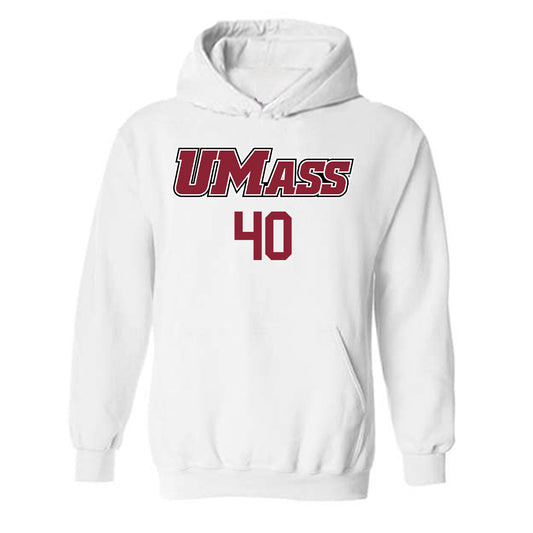UMass - NCAA Baseball : Callen Powers - Sports Shersey Hooded Sweatshirt-0