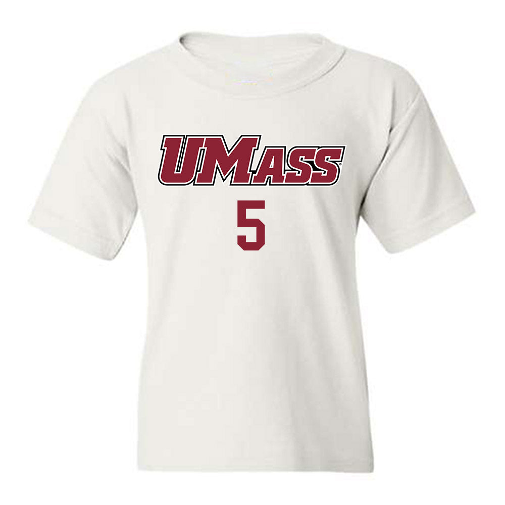 UMass - NCAA Baseball : Jack Niedringhaus - Sports Shersey Youth T-Shirt-0