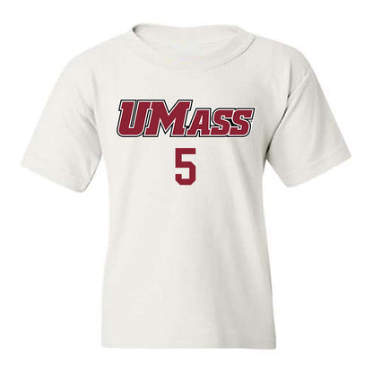 UMass - NCAA Baseball : Jack Niedringhaus - Sports Shersey Youth T-Shirt-0