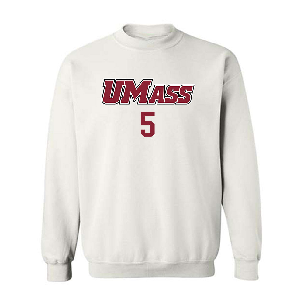 UMass - NCAA Baseball : Jack Niedringhaus - Sports Shersey Crewneck Sweatshirt-0