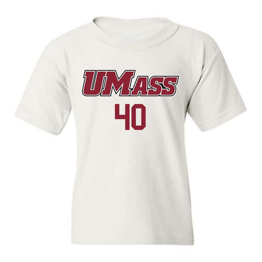 UMass - NCAA Baseball : Callen Powers - Sports Shersey Youth T-Shirt-0